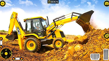 House Build JCB Excavator Driving Game - Construction Simulator 3D - Android Gameplay