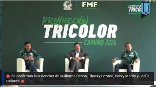 Memo Ochoa, Raúl Jiménez, Henry Martín y Chucky Lozano, fuera de la prelista de la Copa América 2024