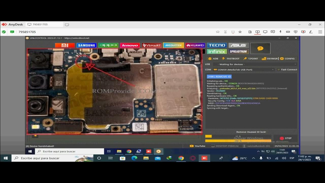 REMOVE HUAWEI ID Y6P MED LX9 UNLOCK TOOL YouTube
