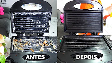 Como limpar corretamente uma sanduicheira?