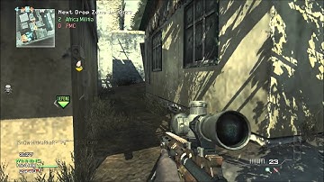 MW3 cheeky 360 quick scope!