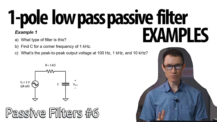 1-pole low pass passive filter examples (6 - Passive Filters)