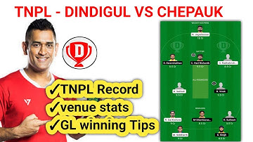TNPL 2021 CSG vs DD Dream11 DD vs CSG dream 11 prediction | Dindigul vs Chepauk qualifier 2 TNPL