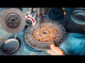 How to Rebuild/Recycle a Clutch Plate of Your Car or Truck with || Simple Tools || Full Diy Video