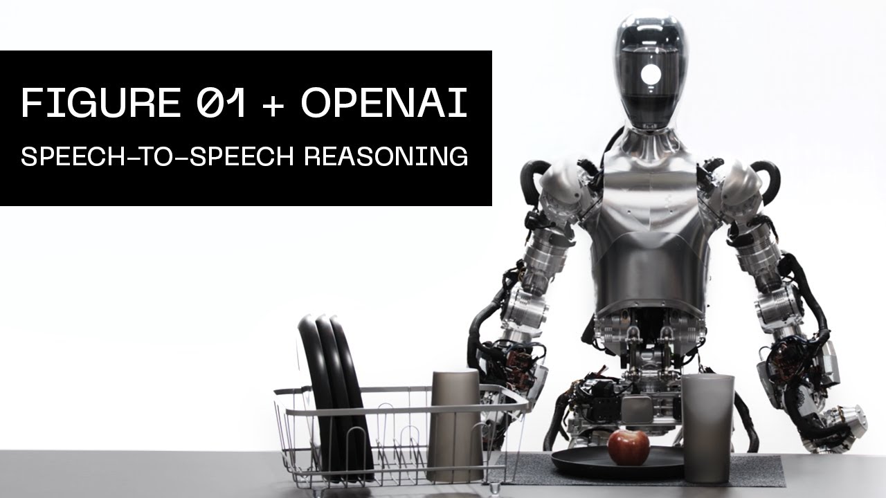 Робот Figure 01 с нейросетью ChatGPT. Он почти как человек! Робот с искусственным интеллектом. Фото.