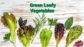 أسماء بعض الورقيات بالإنجليزي | #السلة_فيها_ايه؟! |Green Leafy Vegetables