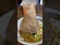 Makan bakso tumpen lava mercon 4 kali suap