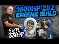 Building a 1600hp 2jzge vvti  34l stroker engine build  jays tech tips