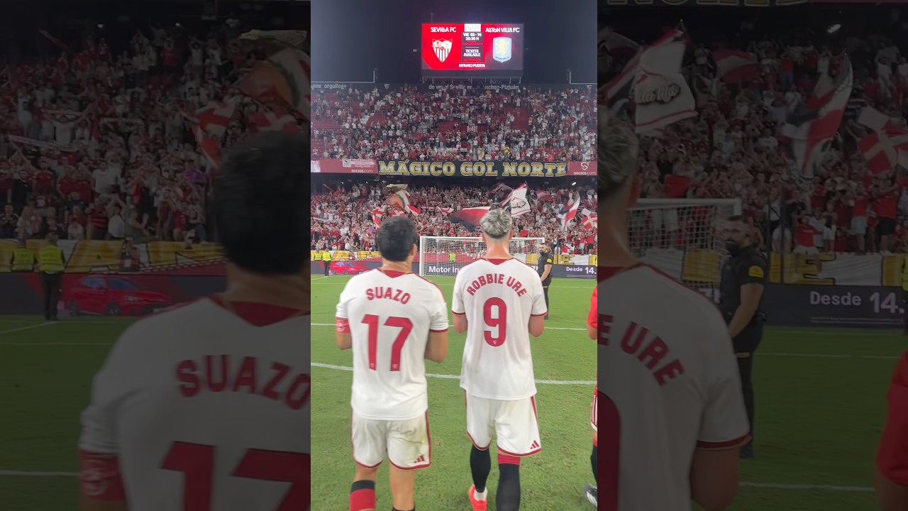 ¡Gracias por apoyarnos siempre, sevillistas! 💪🏽❤️ #SevillaBarça #sevillafc #shorts