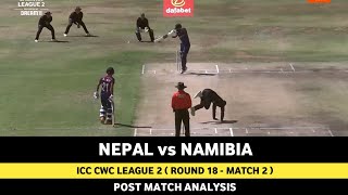 Nepal vs Namibia | Match 2 | Post Match Analysis