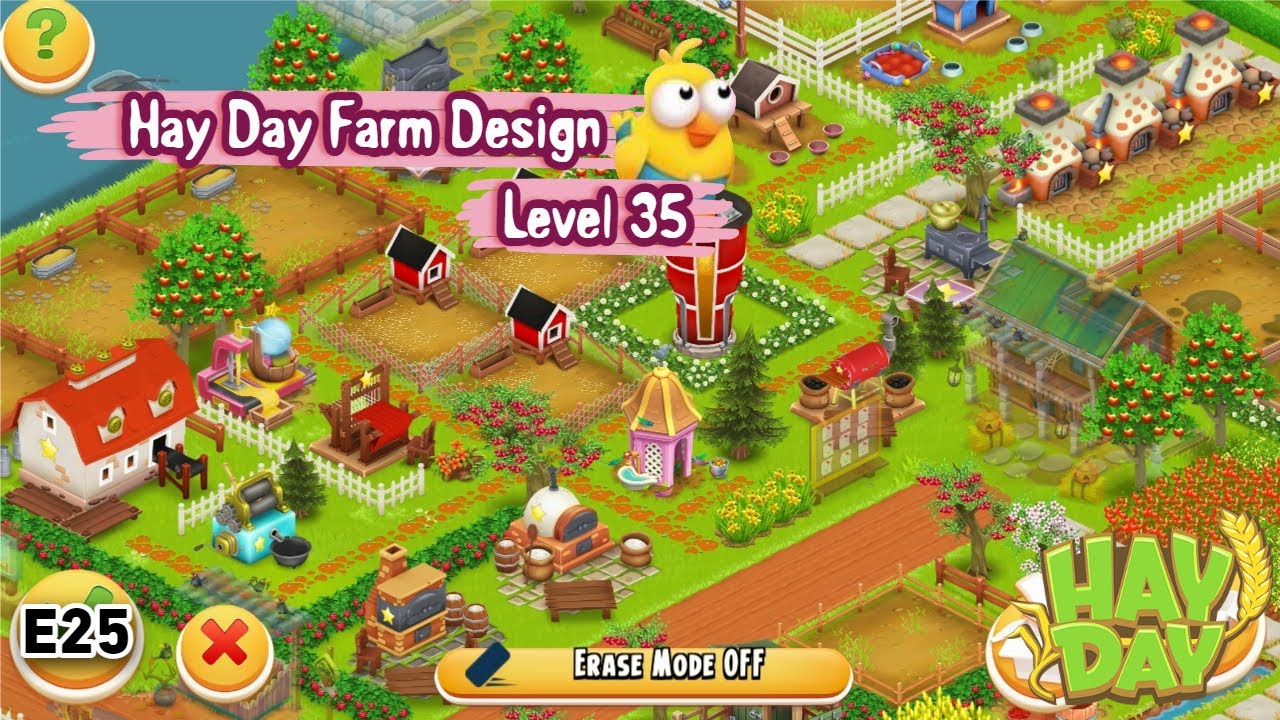 Level 35 - Hay Day Farm Design | E25 - Youtube