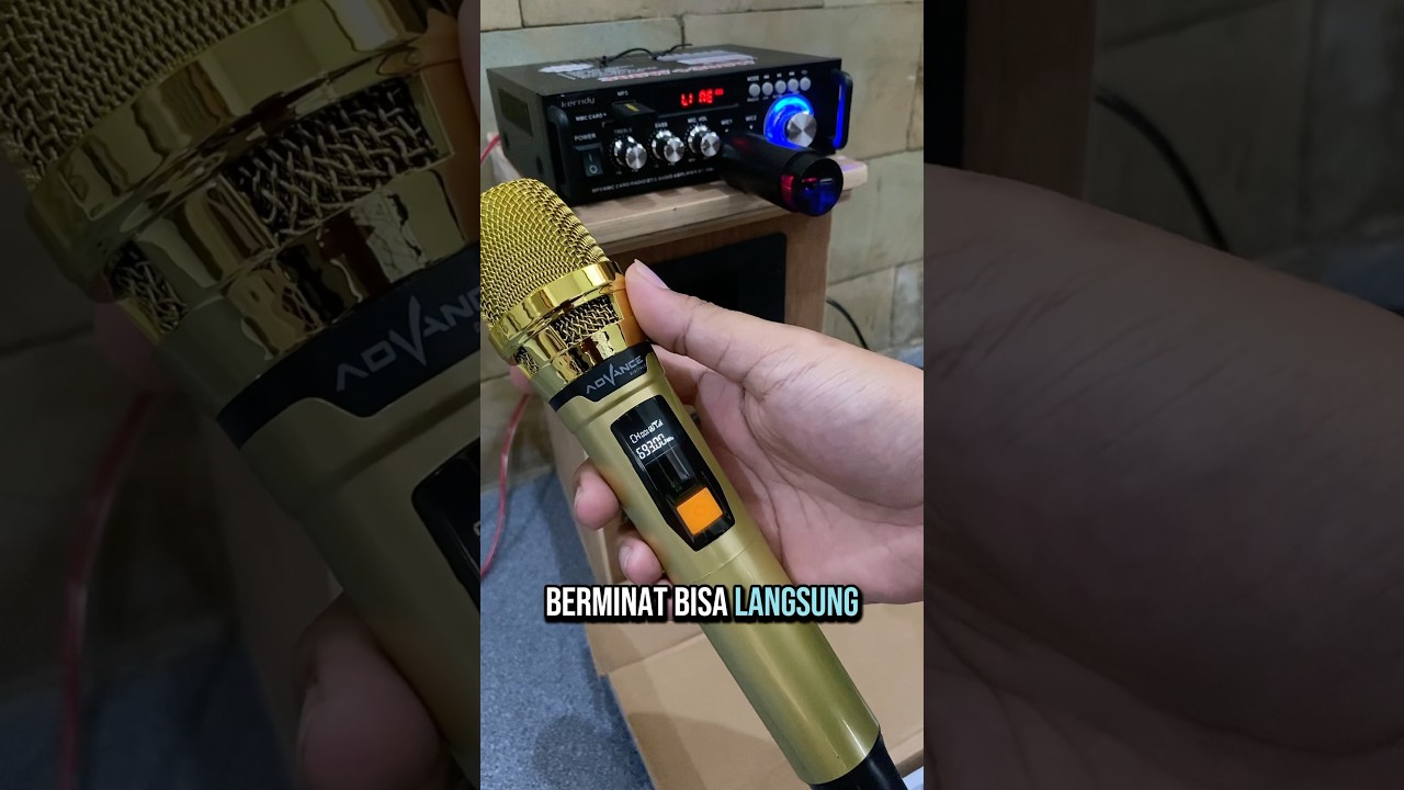 Mic Wireless 206 Advance bagus buat Karaoke #micwireless  #advance
