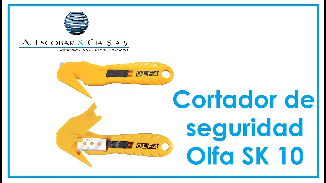 Cutter De Seguridad Pack 10 Sk-15 Blanco Olfa | Envío gratis Cutter De Seguridad Pack 10 Sk-15 Blanco Olfa | Envío gratis