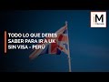 Peruanos podrán ingresar al Reino Unido UK
