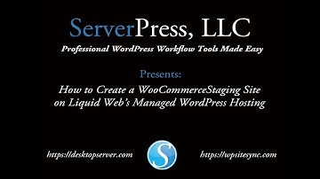 How to Create a WooCommerce Staging Site on Liquid Web