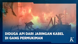 180 Warga Mengungsi Pasca-Kebakaran di Tambora Jakarta