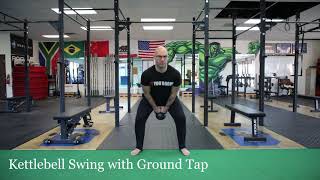 Kettlebell Swing with Ground Tap Davis S&C