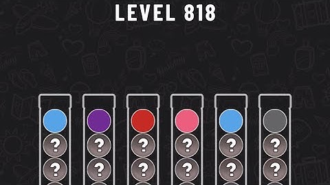 Ball Sort Puzzle Level 818 #ballsortpuzzle #ballsortpuzzlegameplay #puzzlegame #mobilegames