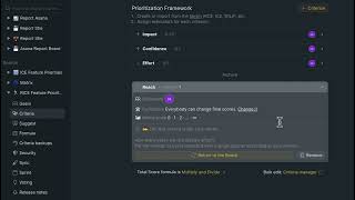 Celebrity Customize the Prioritization Framework Profile
