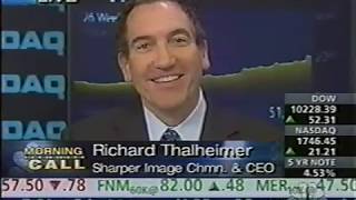 CNFN | CNBC | CBS MarketWatch Interviews with Sharper Image Founder, Richard Thalheimer