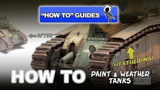 "HOW TO" PAINT & WEATHER TANKS - TAMIYA B1 BIS SCALE MODEL GUIDE #2