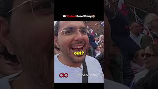 UK Protest Gone Wrong😭 @arab #tabootv #fyppp #trending