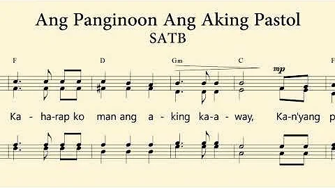 Ang Panginoon Ang Aking Pastol | SATB