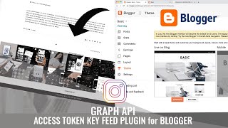 instagram New access token key API feed plugin for Blogger.com -  Blogspot - (English)