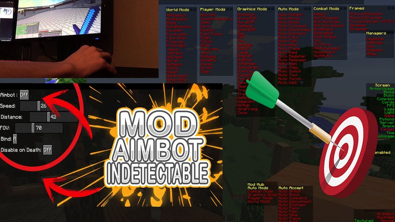 [Handcam] Get Better Aim in Minecraft + Stimp101 - YouTube