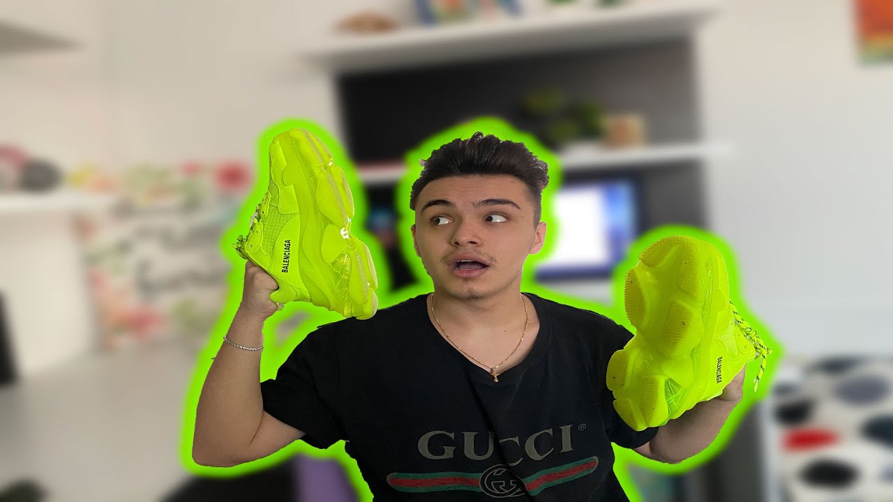 Triple s balenciaga vert fluo - Vinted