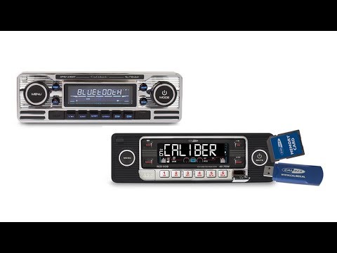 RCD120DAB-BT - Autoradio Vintage bluetooth Usb Cd Dab CALIBER