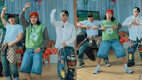 SB19 Doing LuzViMinda Dance Challenge with Alamat after Showbreak 6 Year End Party