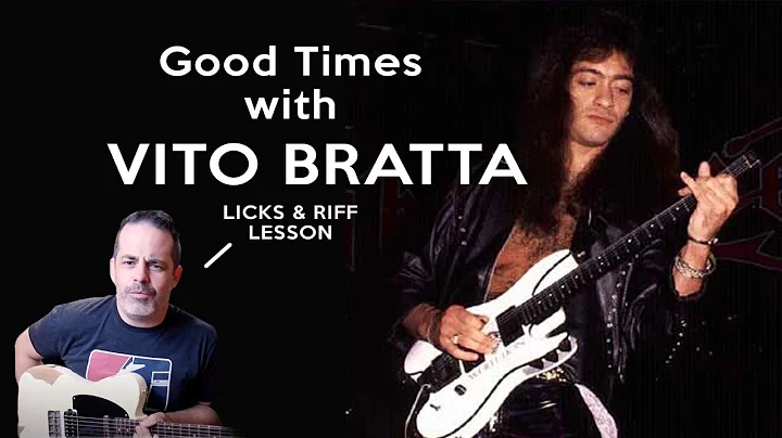 Vito Bratta Riffs & Licks -  that you can actually play! (Lesson with Tabs)