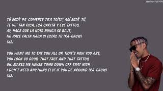 Rauw Alejandro Tattoo English Lyrics Translation