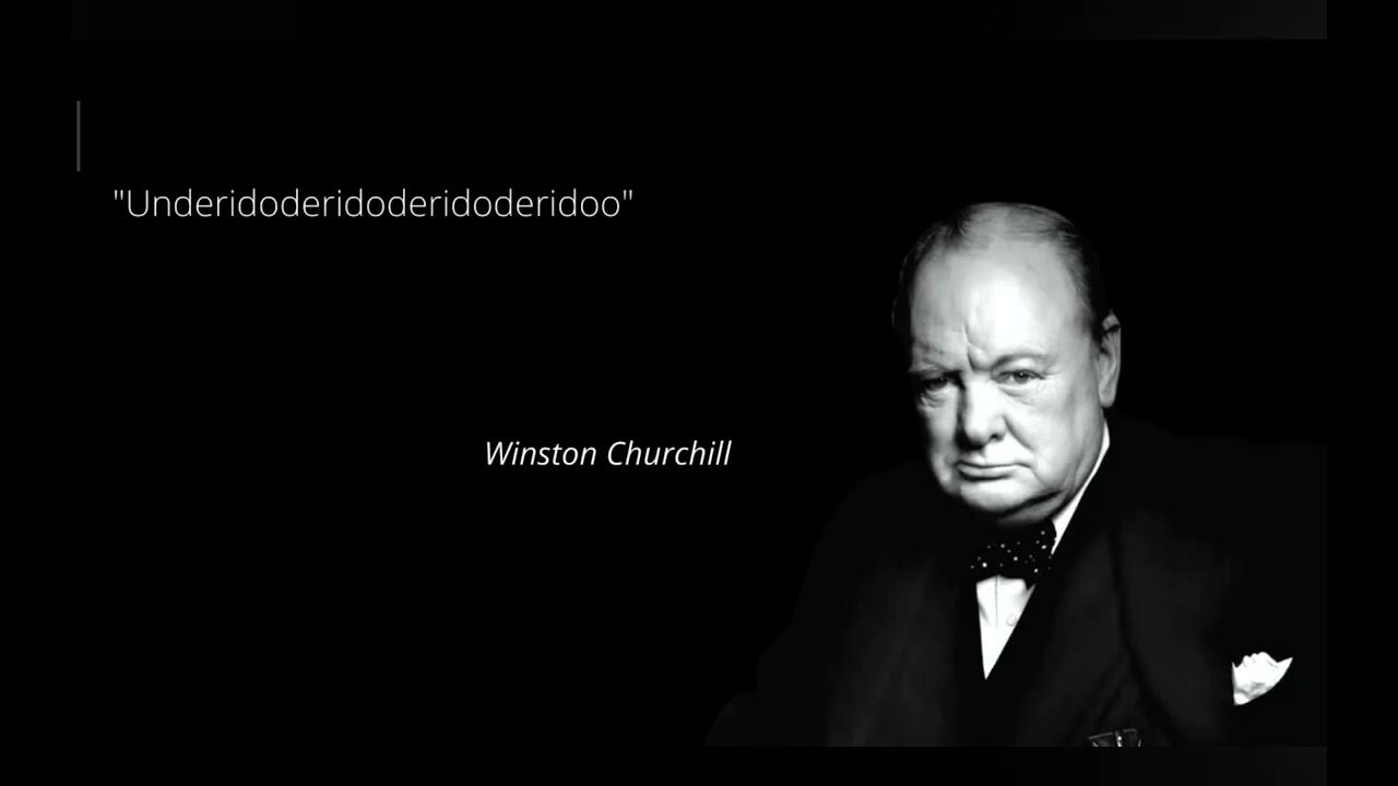 Черчилль говорит фигню - YouTube