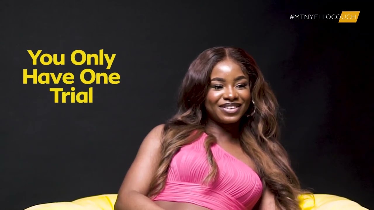 Присцилла Оджо на шоу MTN Y’ello Couch Show