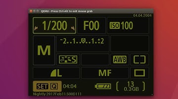 QEMU Magic Lantern 500D