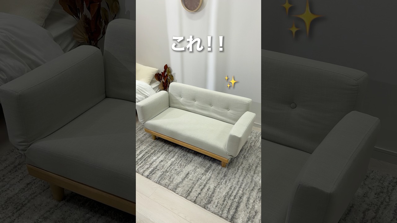 LOWYA sofa bed #shorts fits in a 6-tatami room! - YouTube