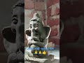 DIY Clay Ganpati Idol at Home! / ganpati bappa #art #clay  #shorts #ganesh