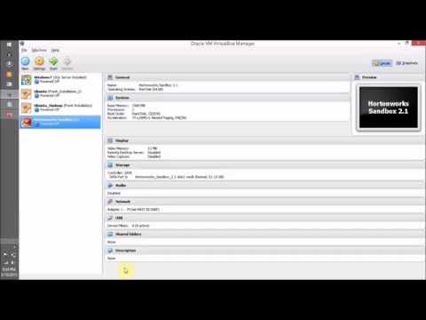 How to Install Hortonworks Sandbox