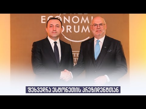 შეხვედრა ესტონეთის პრეზიდენტთან