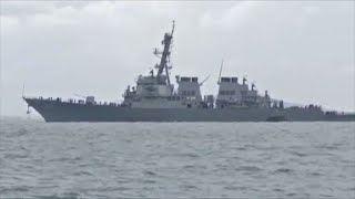 Ten sailors missing after US destroyer collision off Singapore