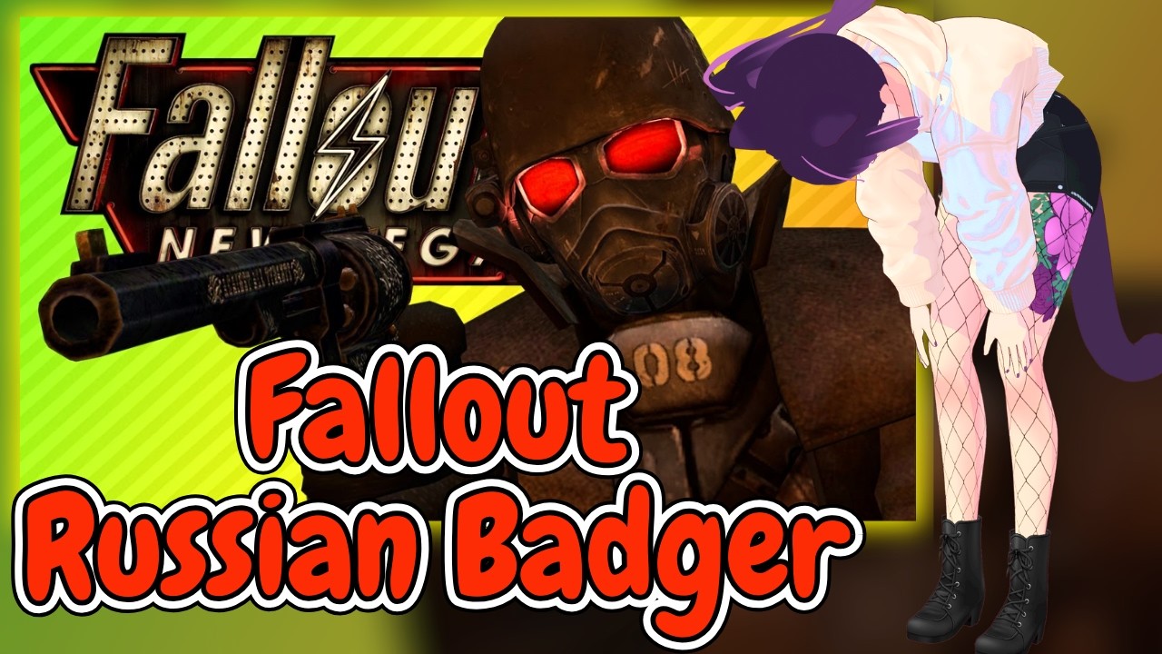 Нью-Вегас — это безумие!! | Реакция Russian Badger