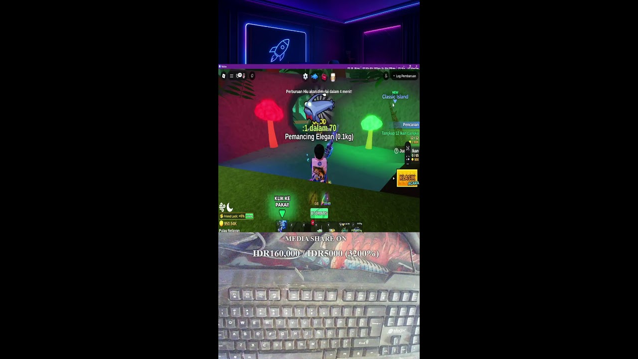 FISH IT #talon #roblox - YouTube