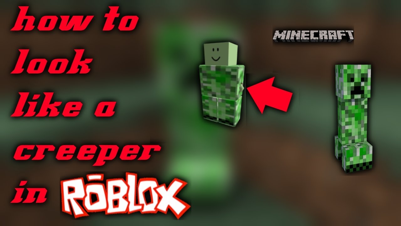 How To Look Like A Creeper In Roblox 10 000 Views Youtube - creeper shirt roblox