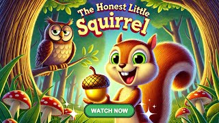 Full The Honest Little Squirrel | Moral Story for Kids | Timmy the Squirrel’s Honest Choice | Story time Guide