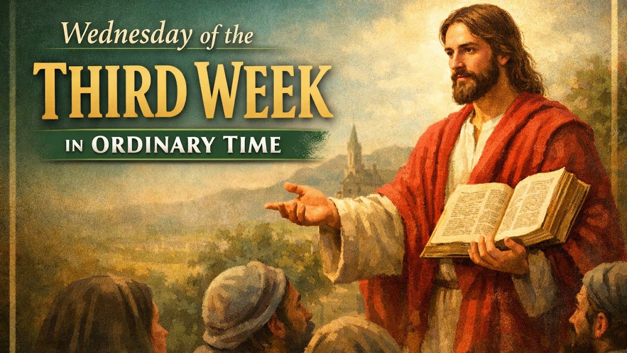 [28:01:2026] பொதுக்காலம் 3ஆம் வாரம் - புதன்கிழமை|| நற்செய்தி || நற்சிந்தனை || பாடல்...