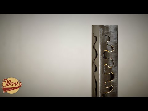 Making a Floor standing LED Lamp from Scrap