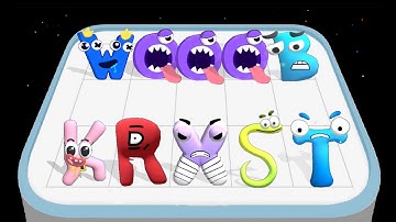 Max Level in Merge Alphabet Monster Fusion, Alphabet Lore, Android Game Merge Battle Gameplay