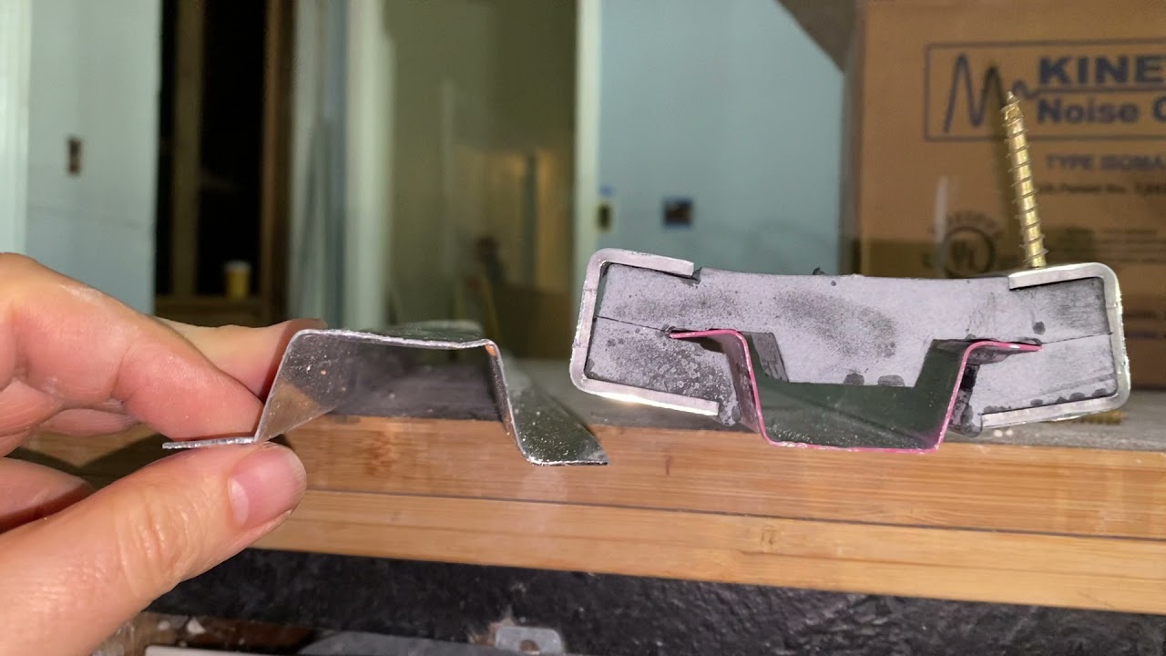 ISOmax sound isolation noiseproofing clips YouTube